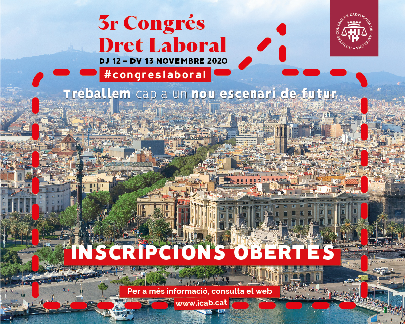 Inscripcions Obertes al III Congrés de Dret Laboral ON-LINE (2020)